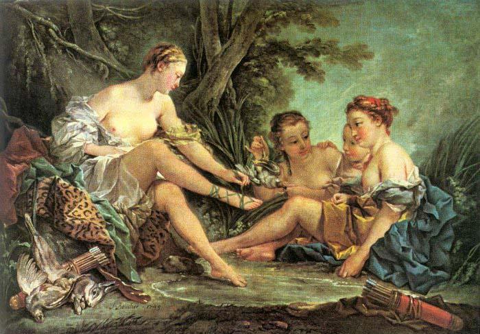 Diana Resting after her Bath, Francois Boucher